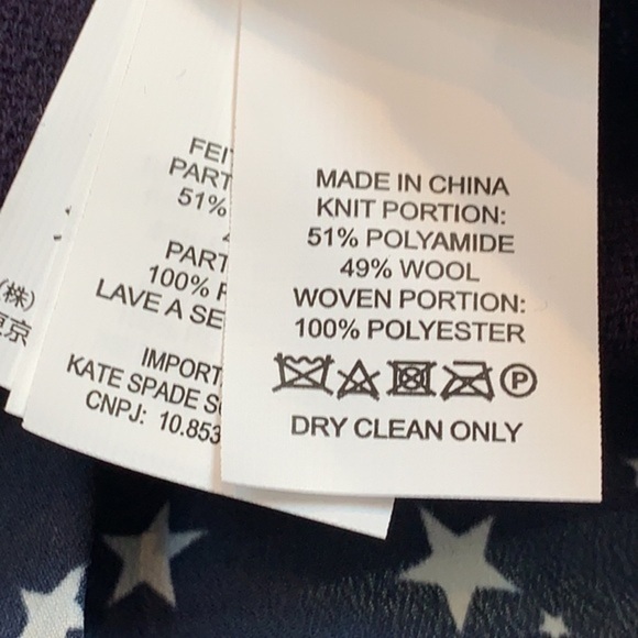 Broome Street Kate Spade Night Sky Mixed-Media Sweater NWOT - Picture 9 of 9